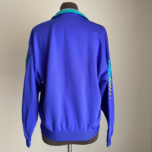 Super Star Exercise Unit sz M Long sleeve zip 80s VINTAGE athletic jacket - Picture 7 of 11